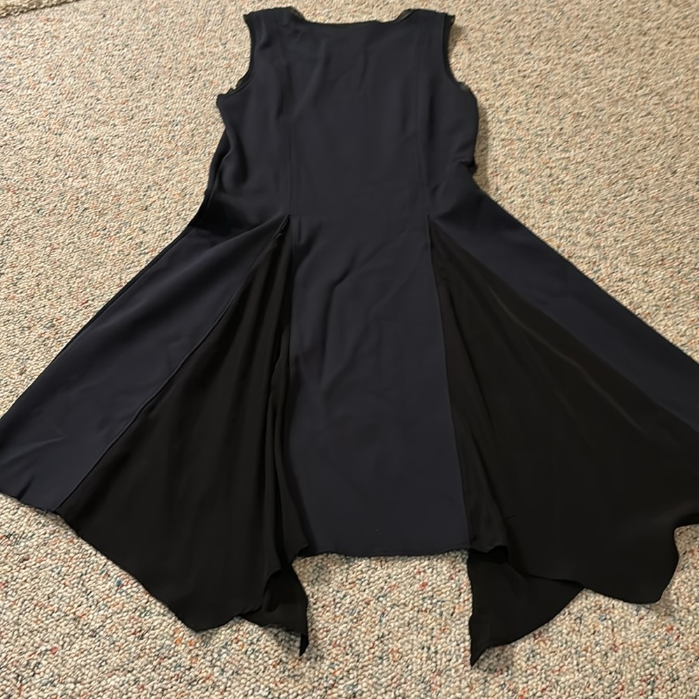 Simply Vera Wang Navy & Black Sleeveless Dress Small - Picture 4 of 4
